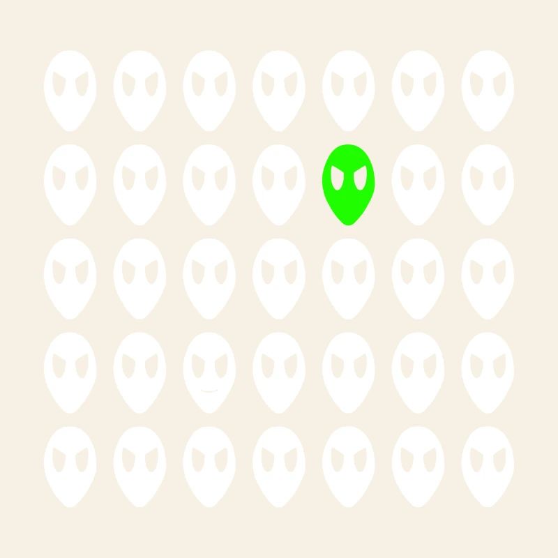 alien face