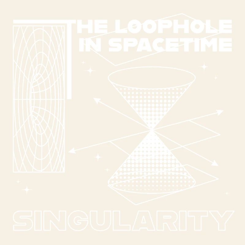 Singularity in the space-time hole
