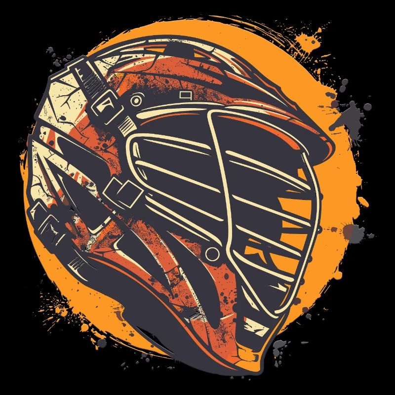 Lacrosse Helmet Graphic