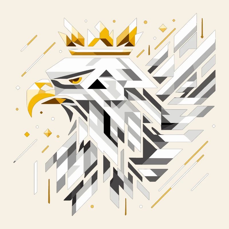Pologne Aigle Blanc Drapeau Géométrie Cadeau