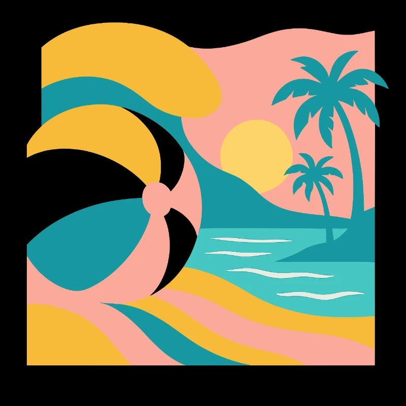 Le bonheur du beach-ball