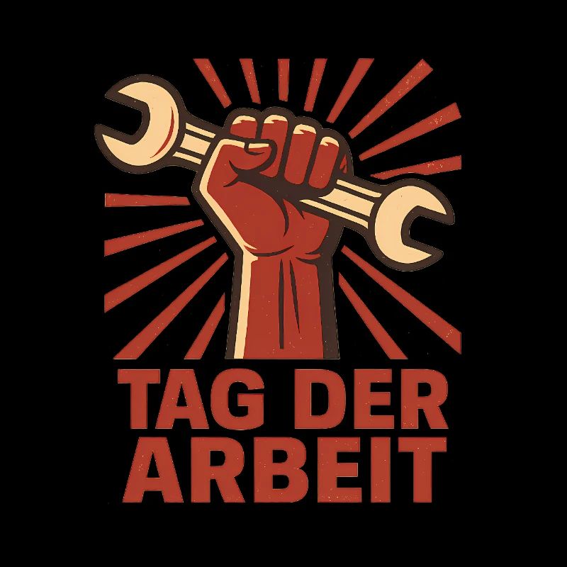 Tag der Arbeit – Faust mit Schraubenschlüssel