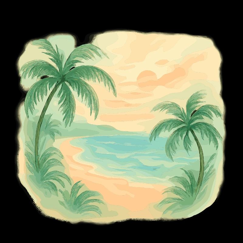 Tropical beach magic