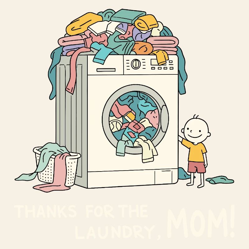 Thanks for the laundry, mom !
