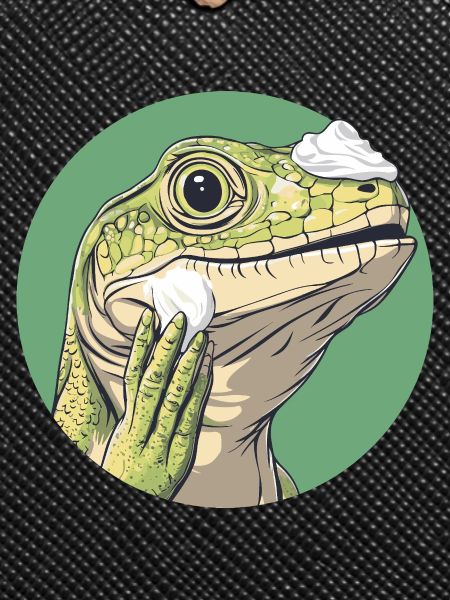 Lizard shaving – smoother than ever!