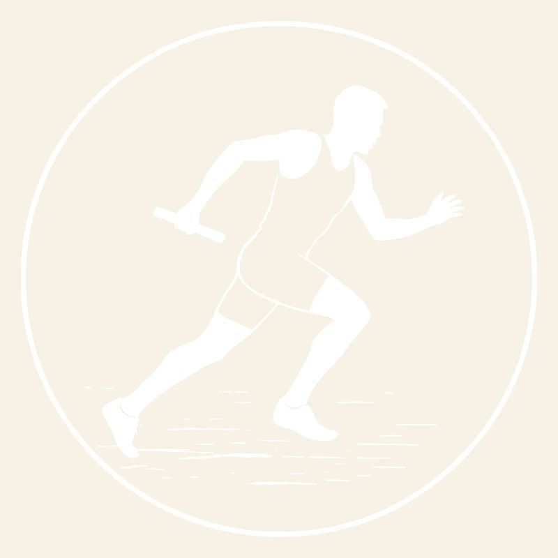 Passation de témoin dans un sprint