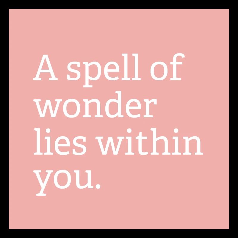 Un sort d’émerveillement
