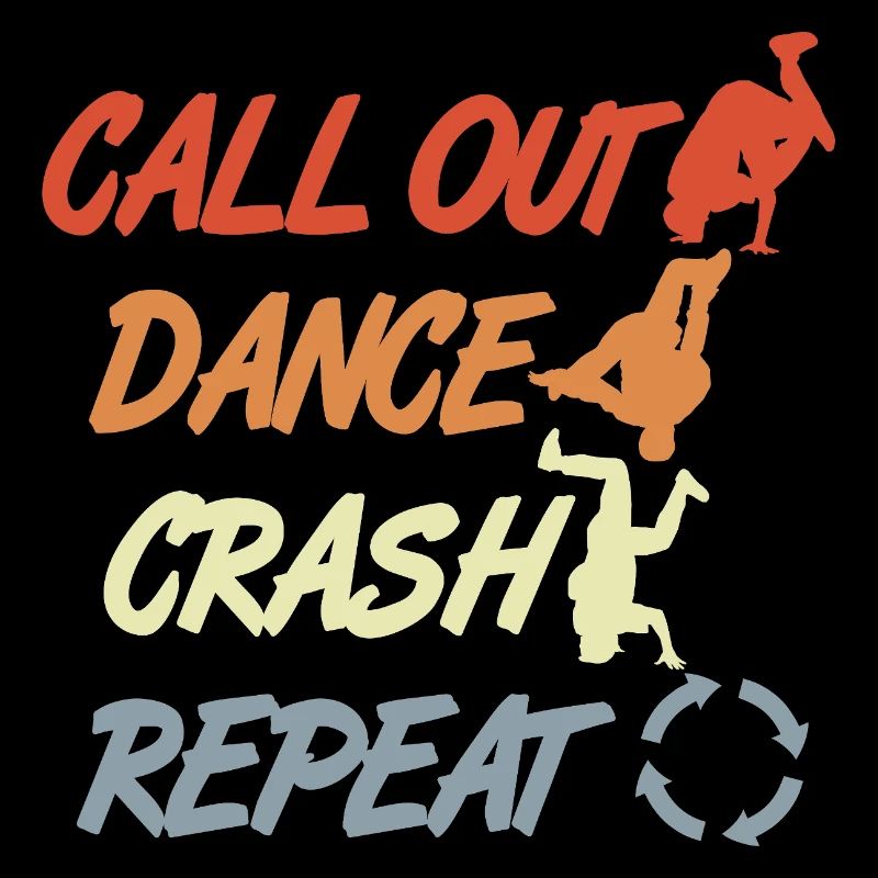 Vintage Breakdancing Zitat