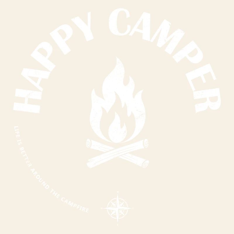 Campfire Flame Emblem Design