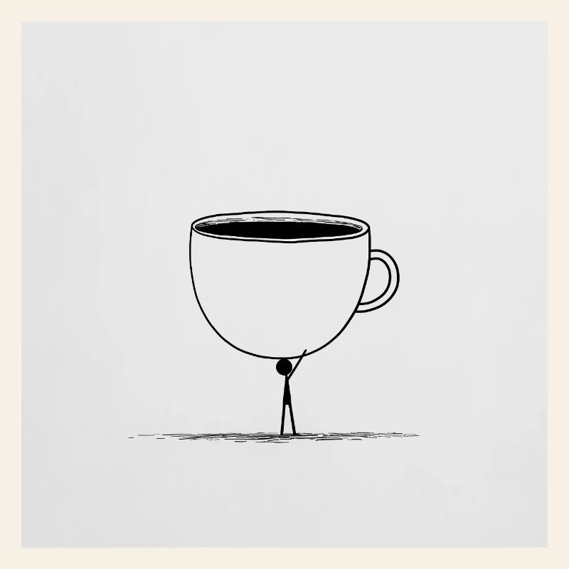 Kaffee? Nur in Eimern, bitte!