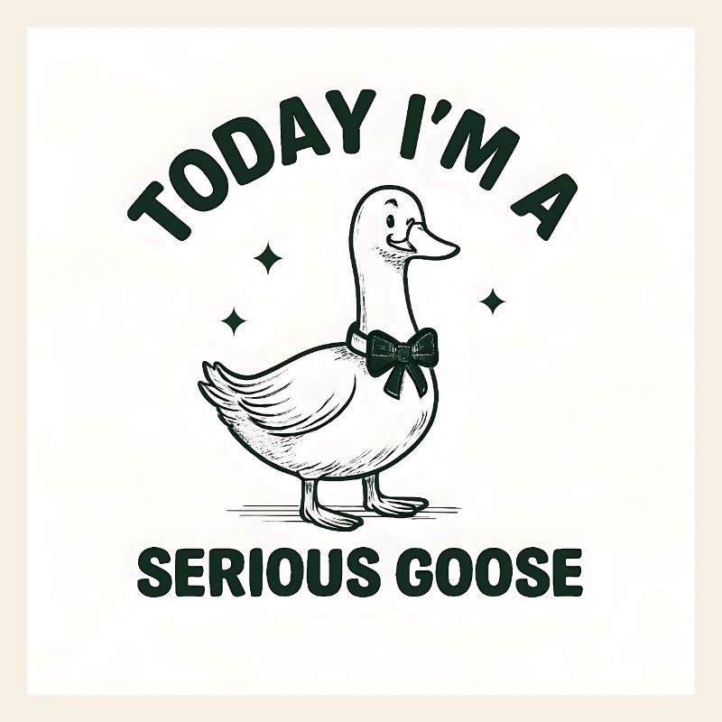 Serious goose
