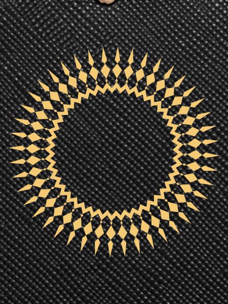 Radiant sun frame geometric