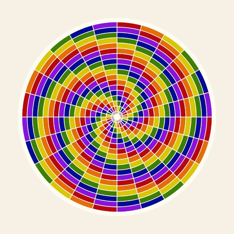Conception d’art en spirale colorée