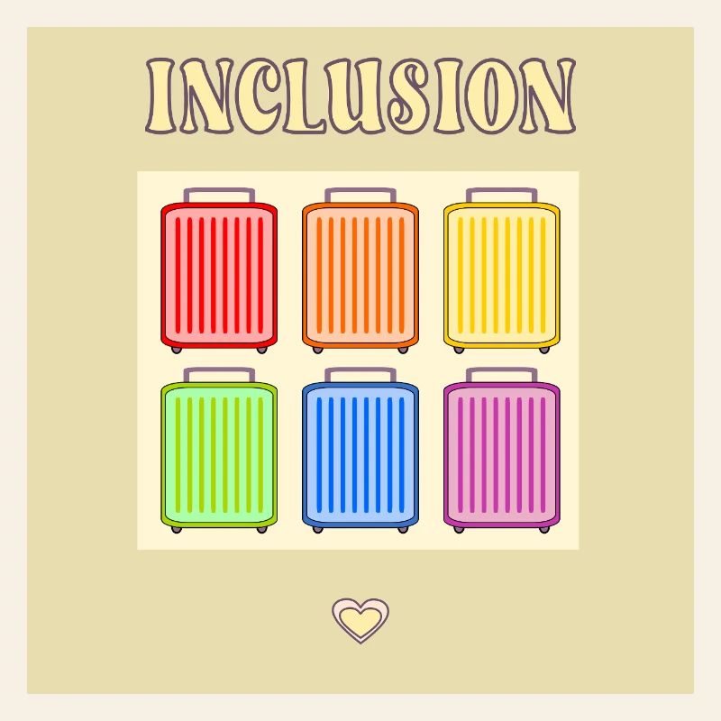 Inclusion Diversit Pride Fiert Valise