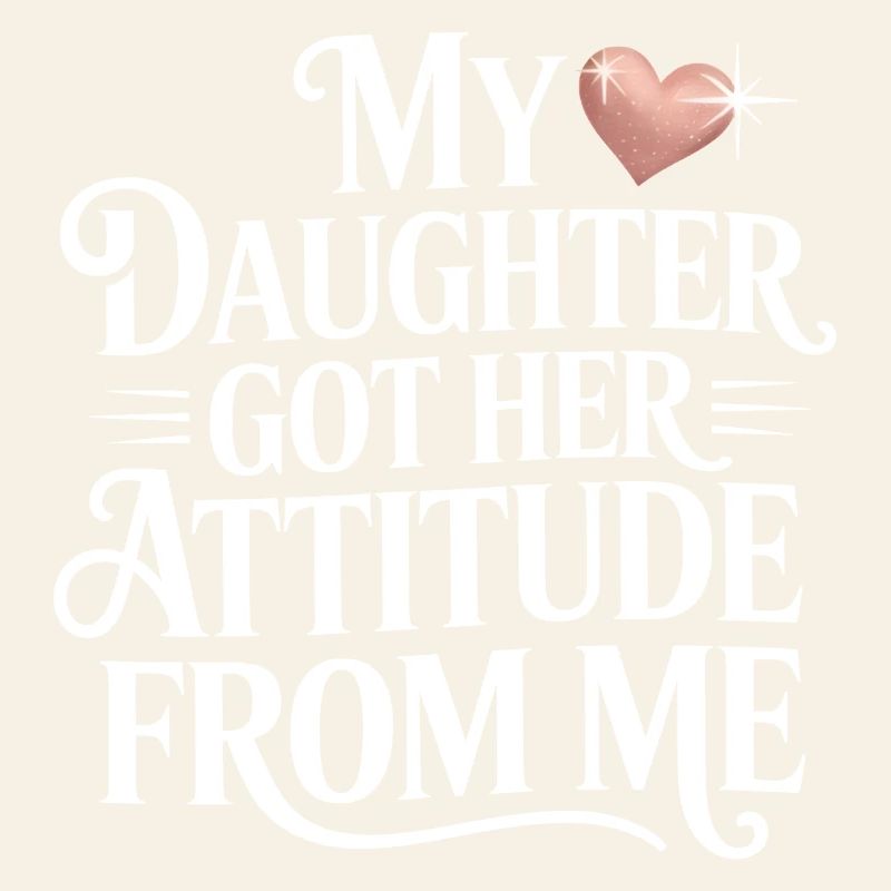 Ma mère tient son attitude de moi