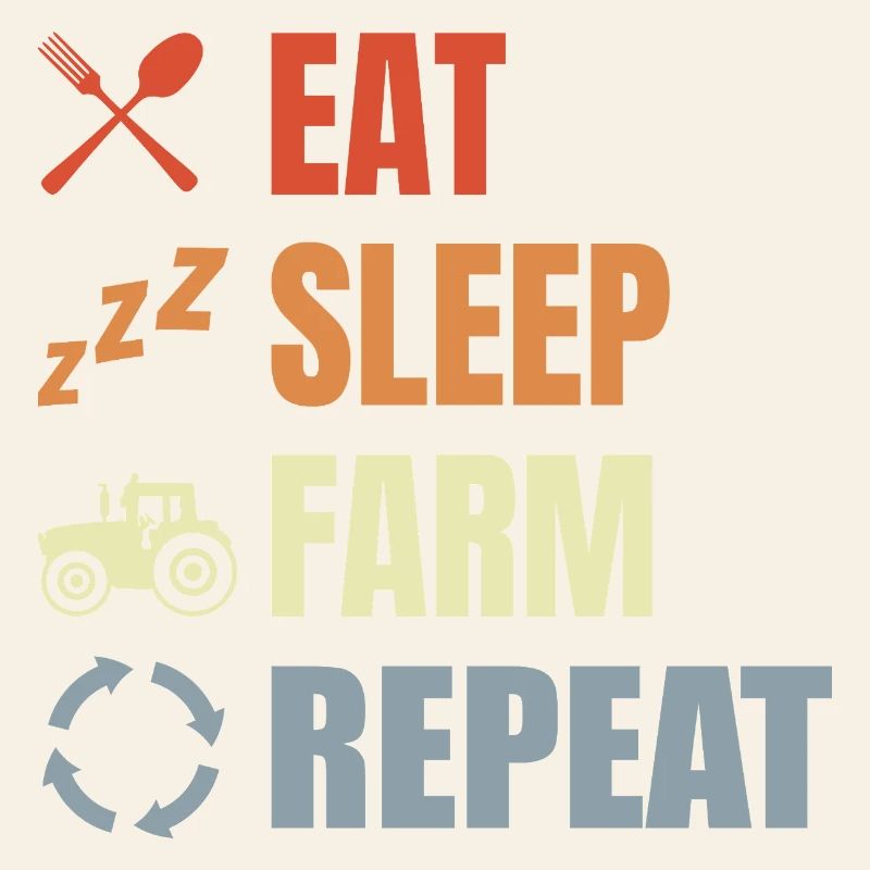 Manger dormir à la ferme Répéter