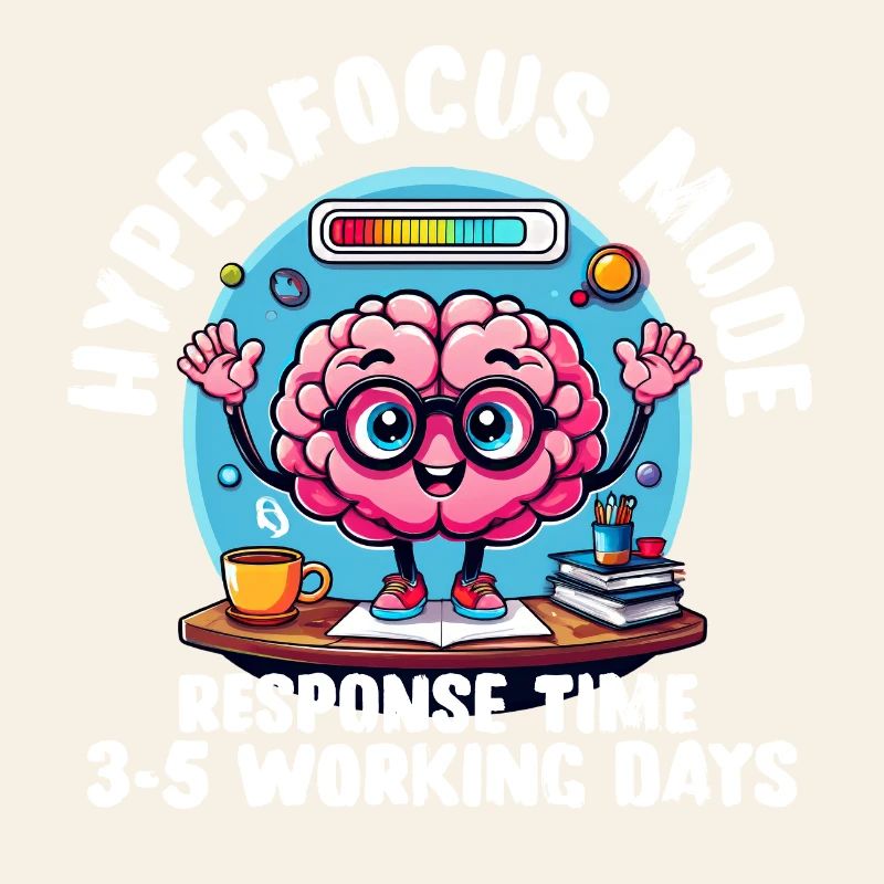 Hyperfocus Loading – Funny Neurodivergent T-Shirt