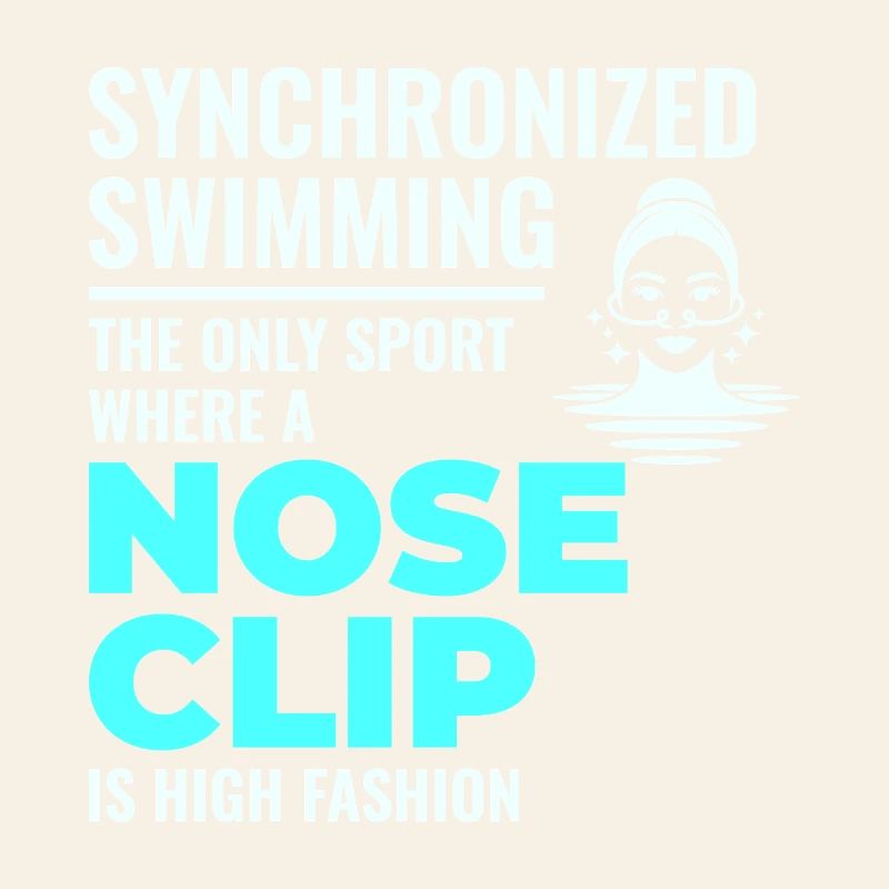 Synchronschwimmen Nasenklammer Mode
