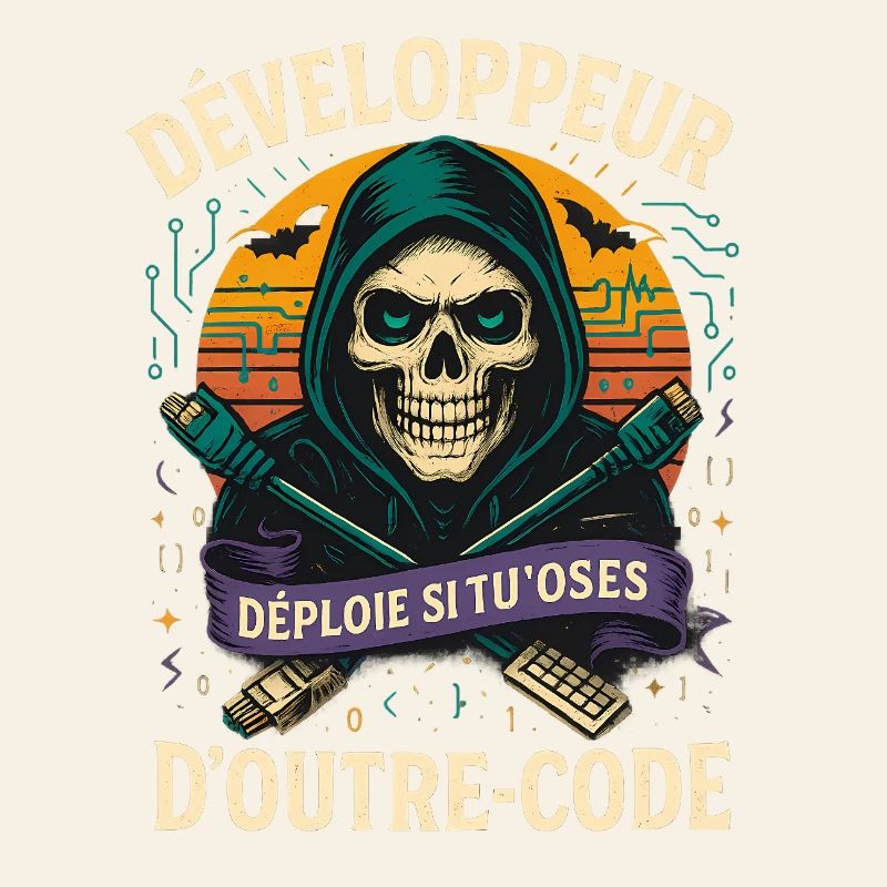 Web Developer - Halloween Skull