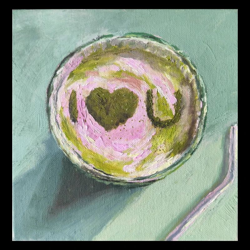 I luv Matcha Artistic Snack Illustration