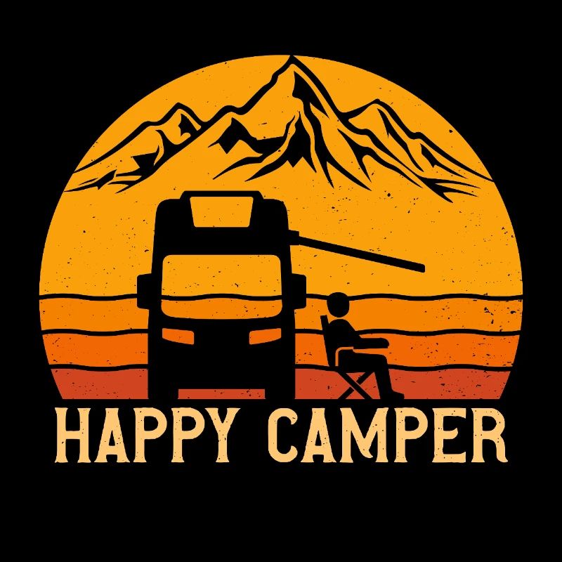 Happy Camper Camper Camping