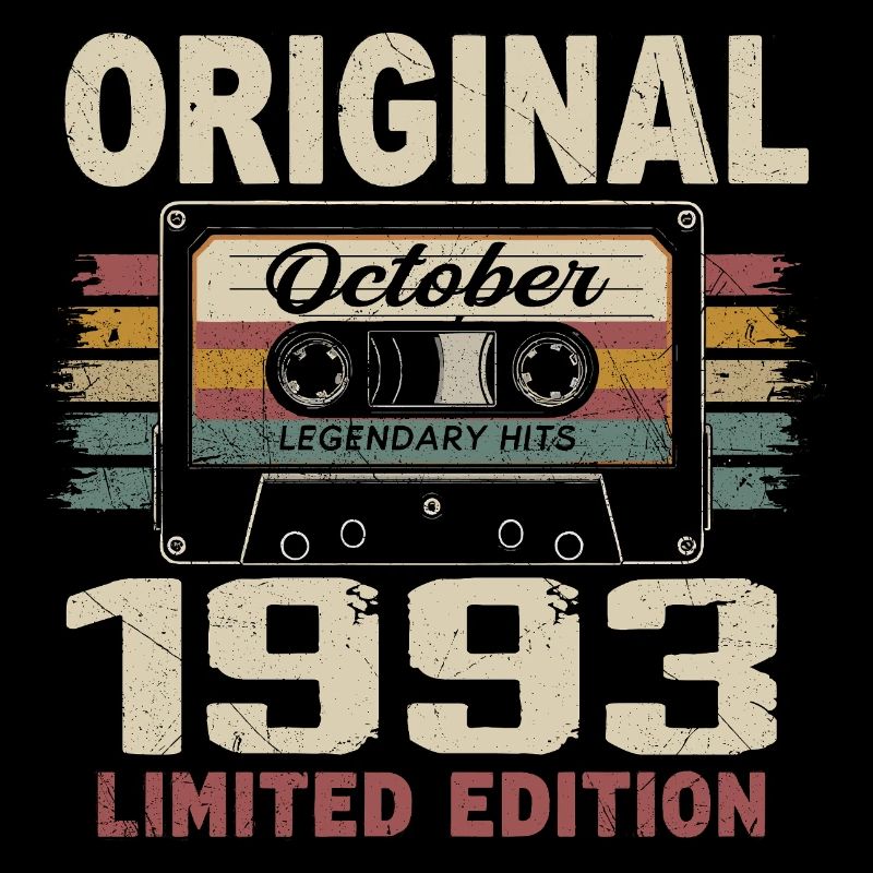 Born in October 1993 | Vintage Gift October 1993