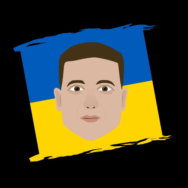 Zelensky Ukraine Flag
