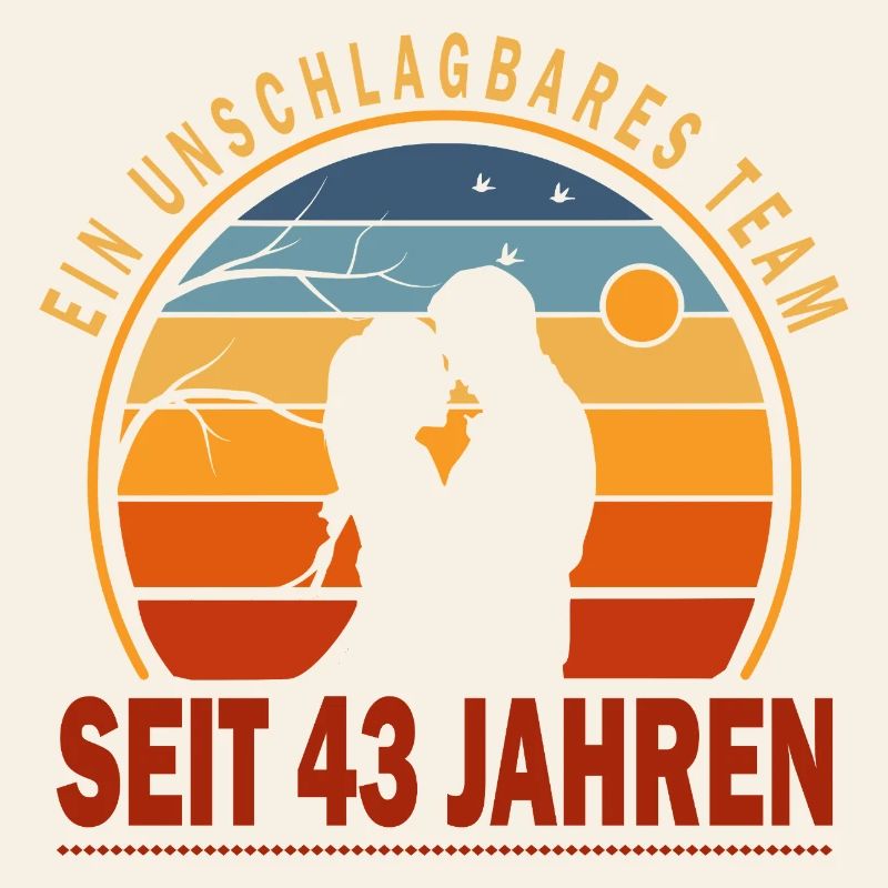 43 Jahre Beziehung Geschenk Ehemann Ehefrau
