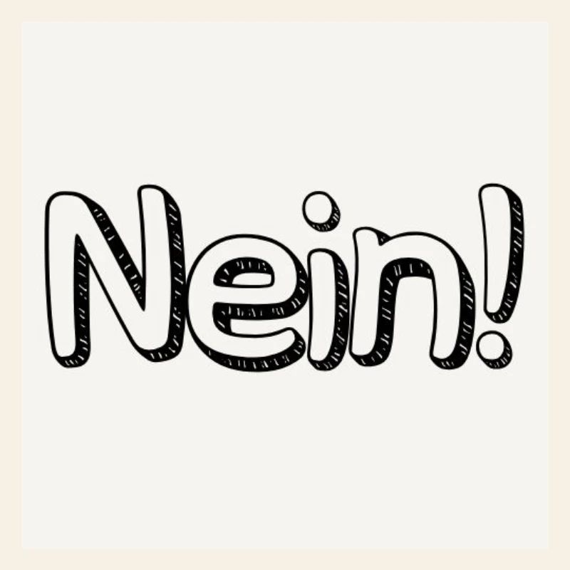 Playful No lettering for creative designs