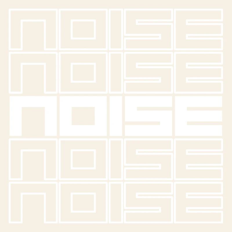 Noise Geometric Typography Bold Pattern