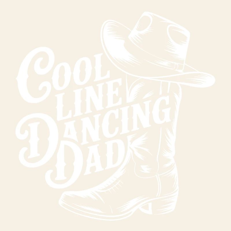 Cool Line Dancing Dad Design