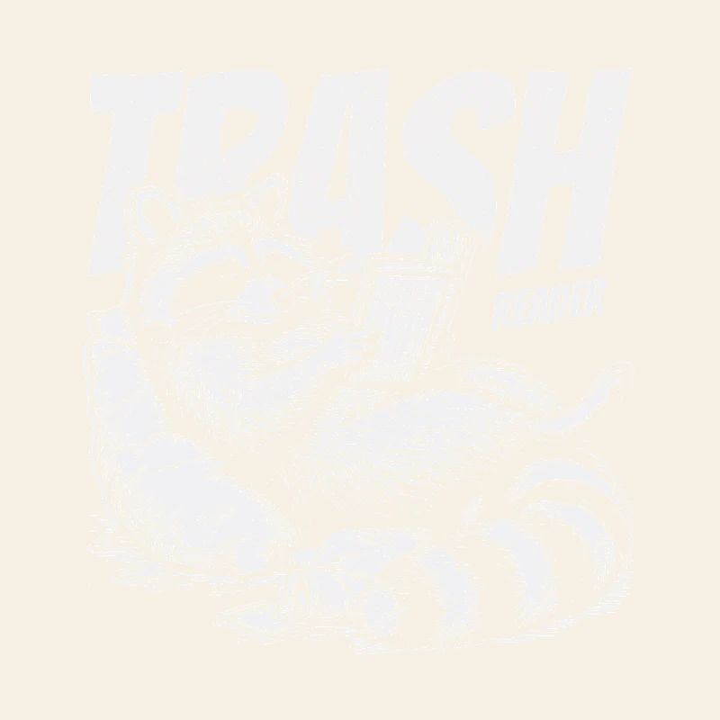 Trash Reader Funny Raccoon Bookworm Retro