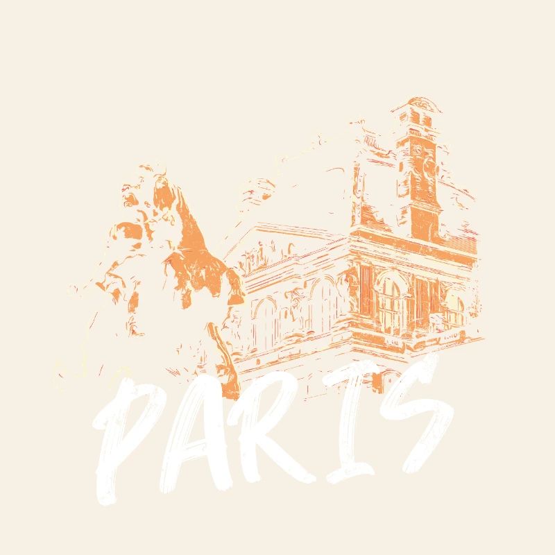 Paris architecture et statue