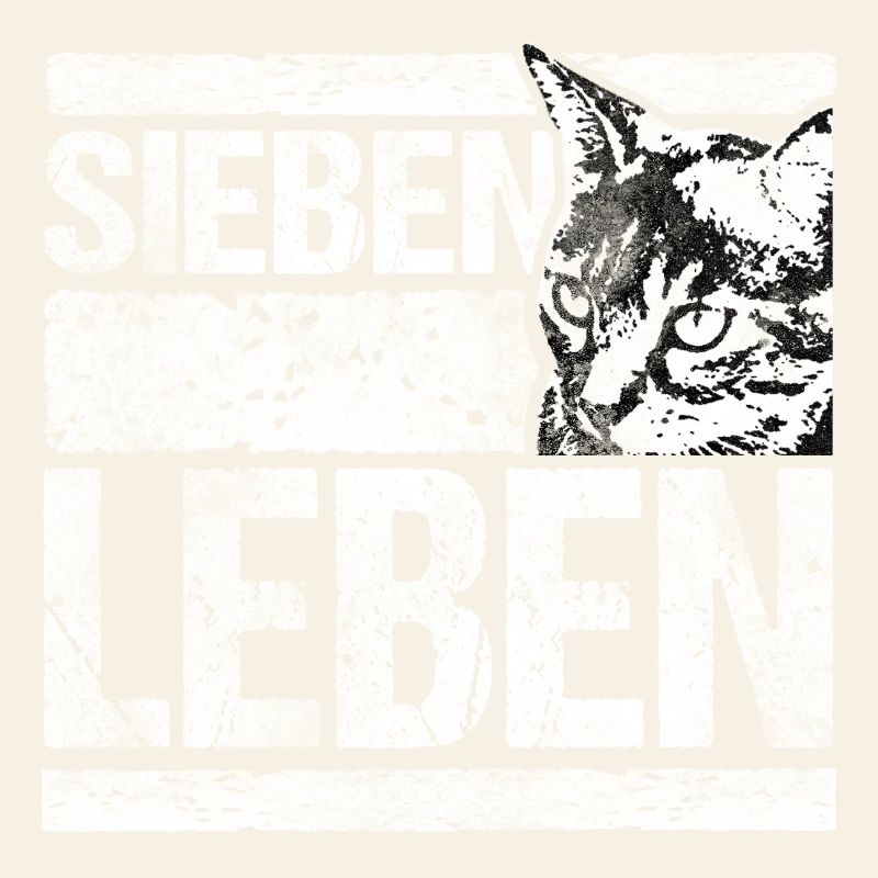 Silhouette de chat Seven Lives Graphique