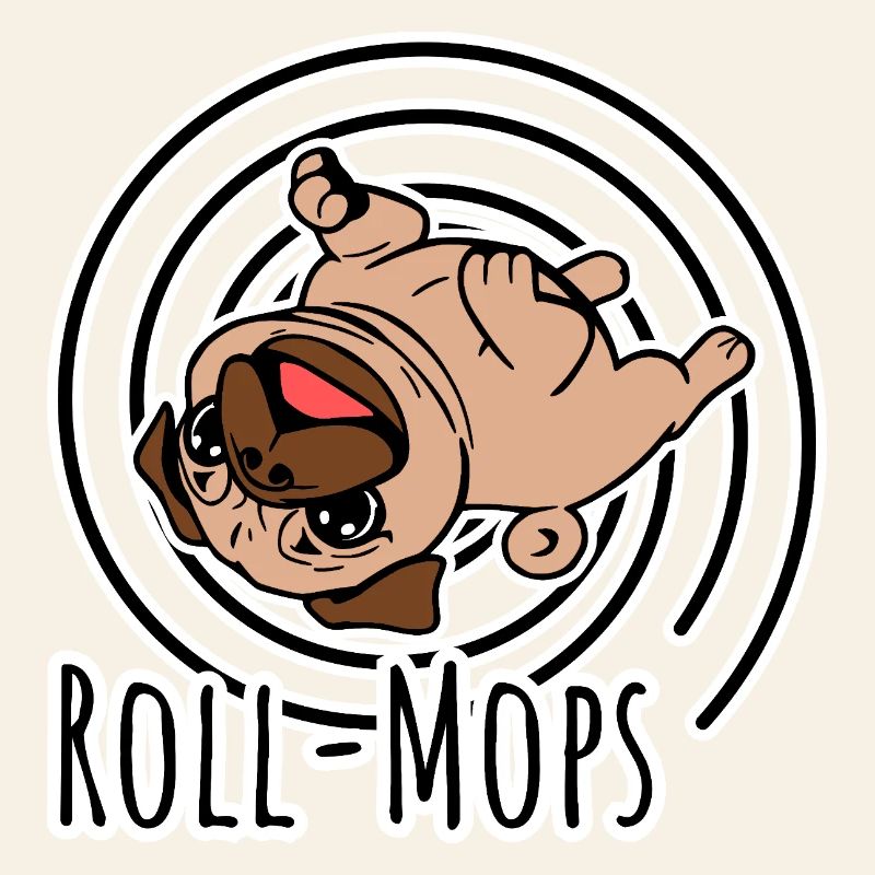 Rolling Pug - Un carlin roulant
