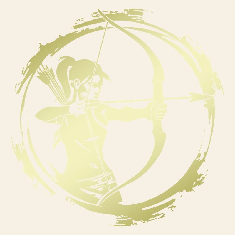 Bogenschießen Silhouette