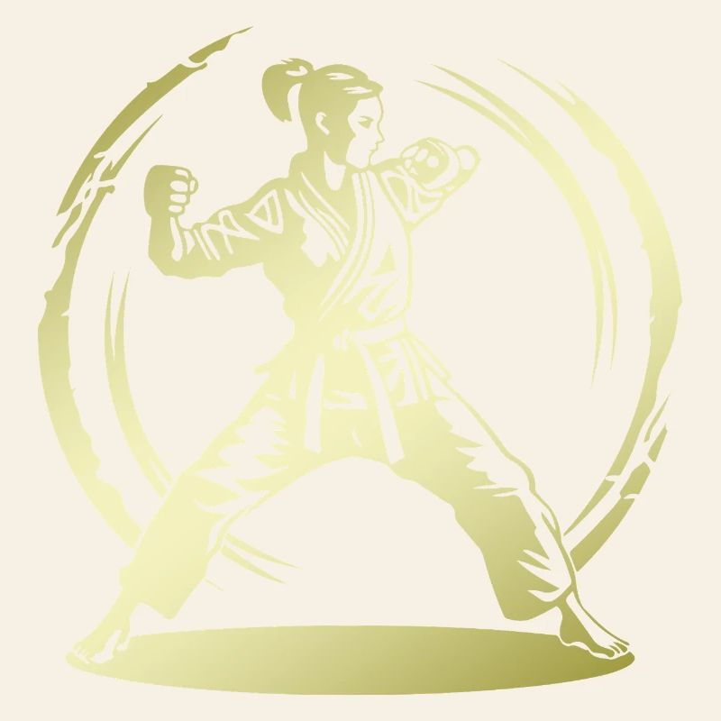 Karate Silhouette Fighter