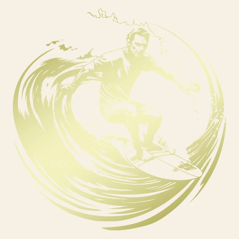 Silhouette de surfeur Surf