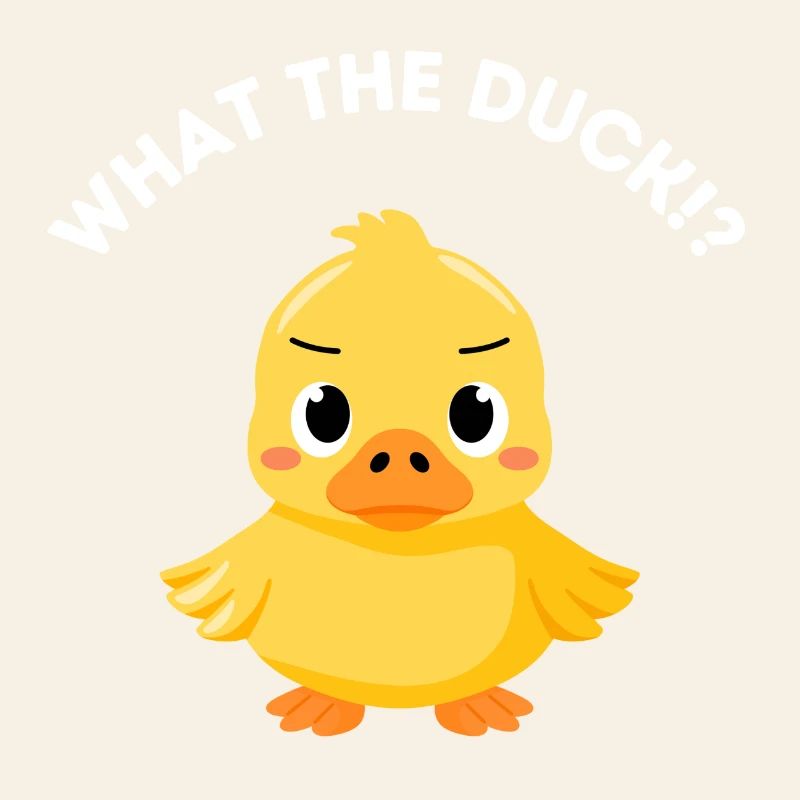 Funny Duckling Pun – What the Duck