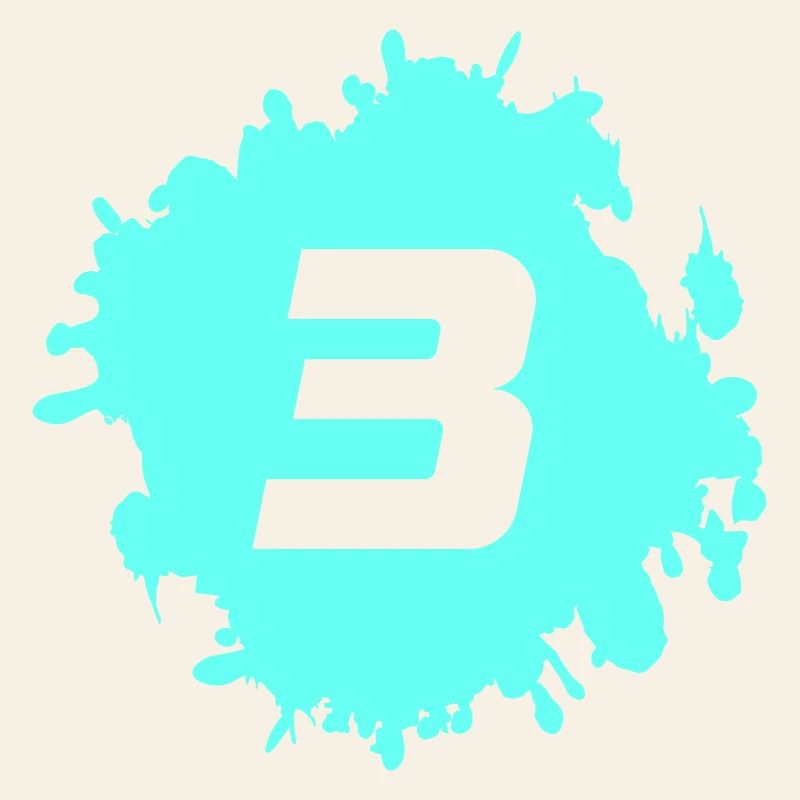3 Neon Farbklecks Logo