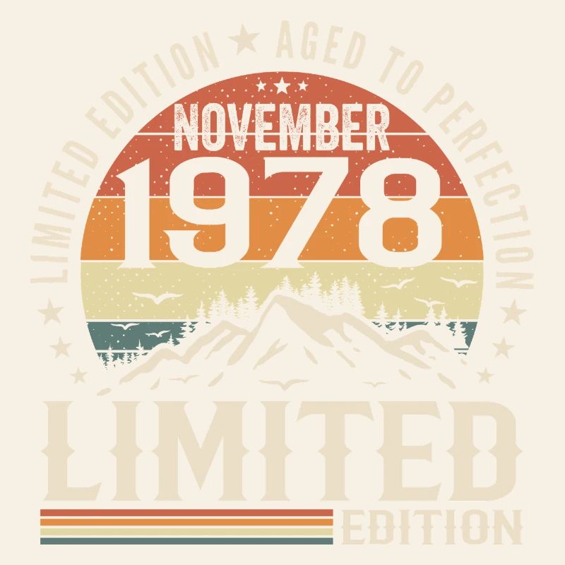November 1978 Einzigartiges Retro-Jubiläum