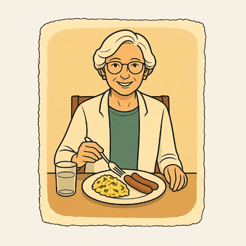 À la table du petit-déjeuner