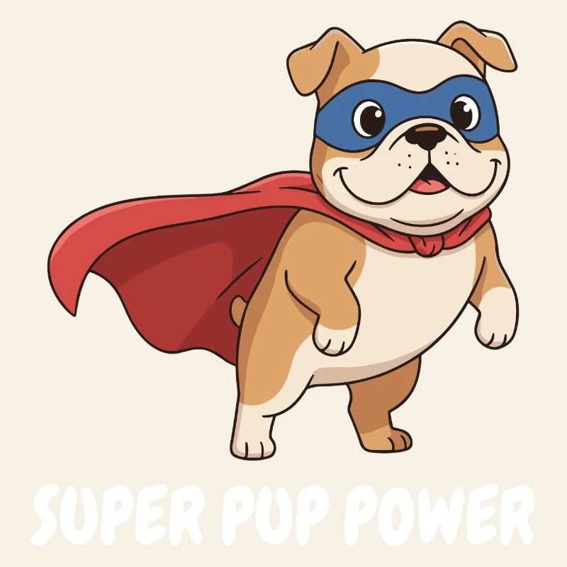 Superhelden Hund Cape