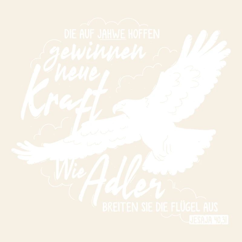Isaiah 40:31 - Like Eagle Lettering