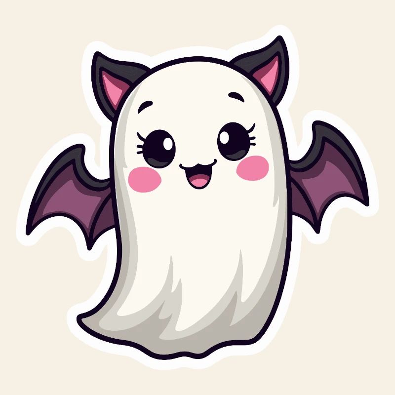 Halloween Bat Ghost