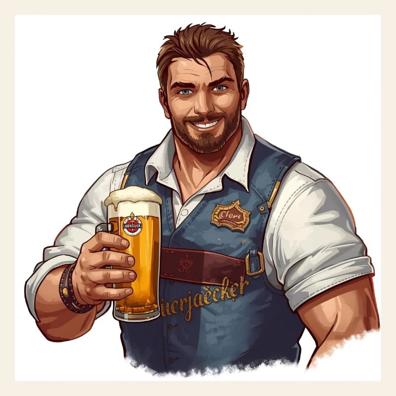 Bierheld im Trachtenlook