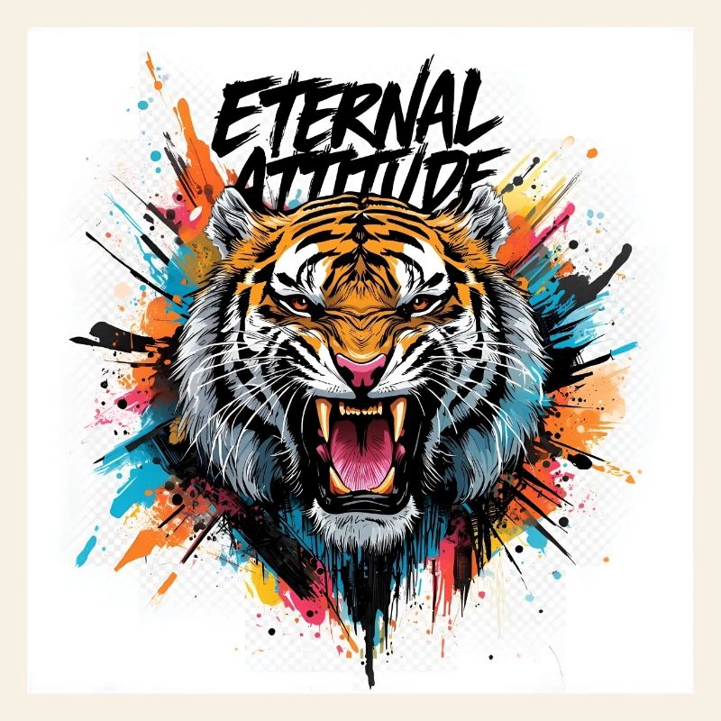 Tigre de l’attitude éternelle