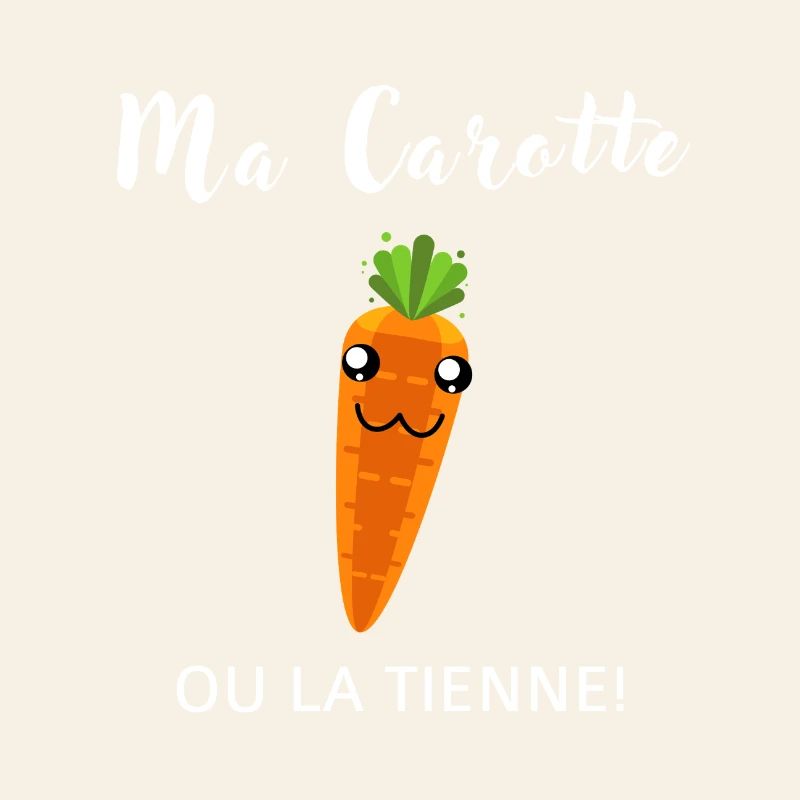 Meine lächelnde Karotte oder deine