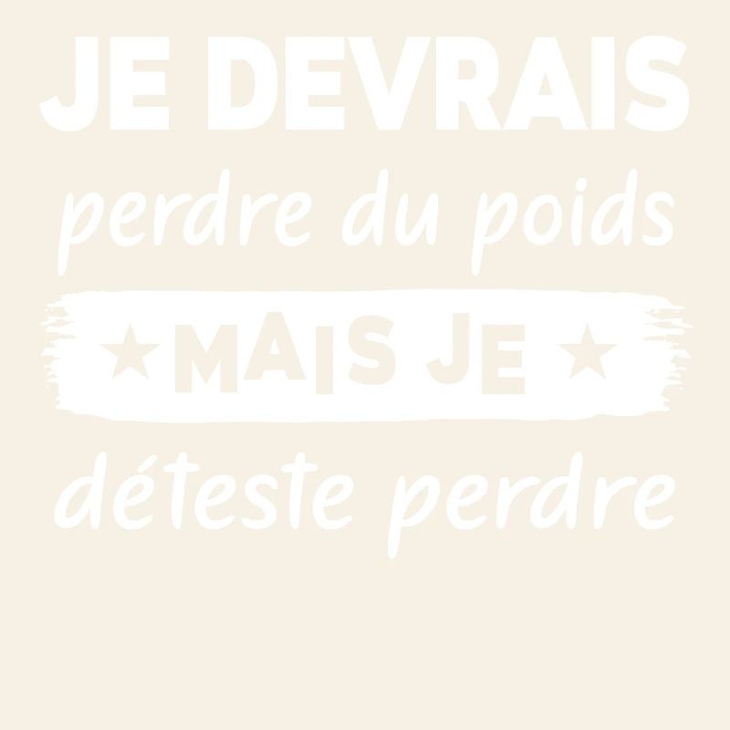 Je devrais perdre du poids mais je déteste