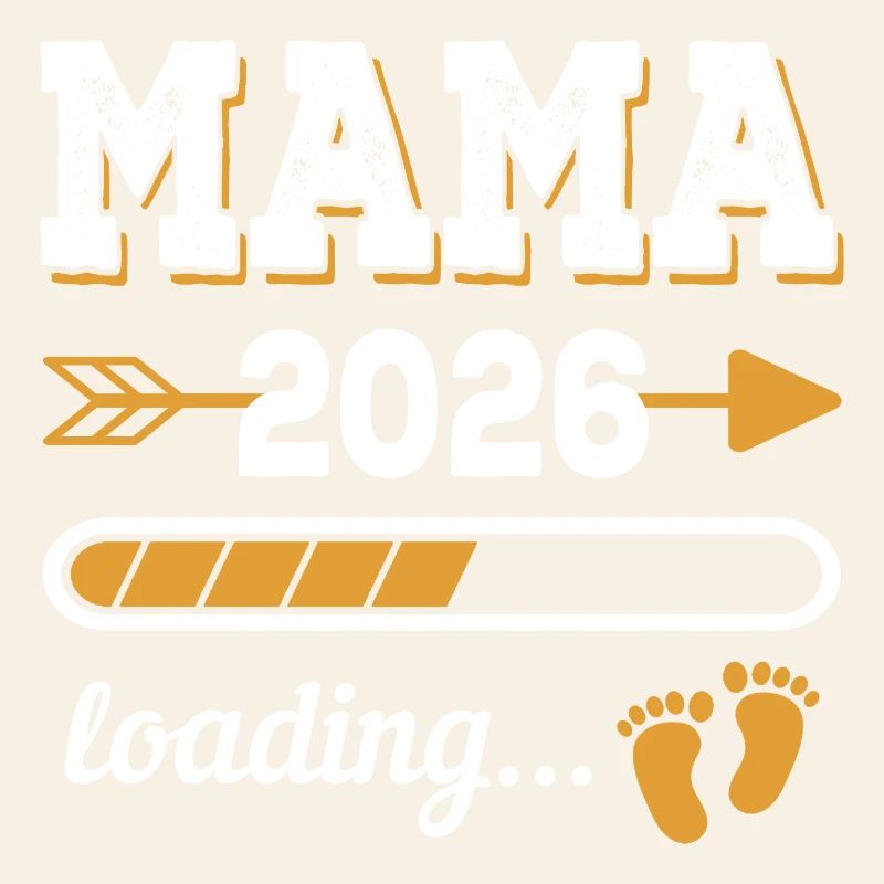 Mama 2026 Loading Zukünftige Mutter Geschenk